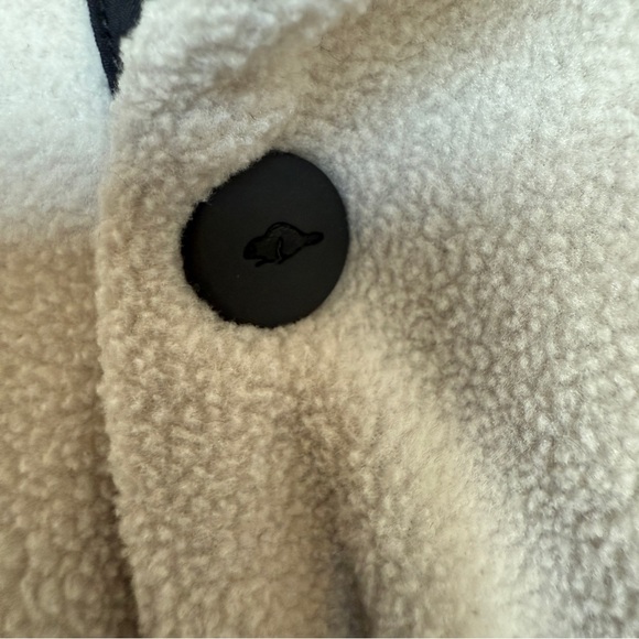 Roots 73 Men's 3XL Beige Toyota TRD Half Snap Pullover Sweater Jacket Fleece - Picture 14 of 14